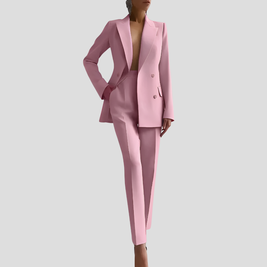 Completo elegante da donna con pantaloni da lavoro