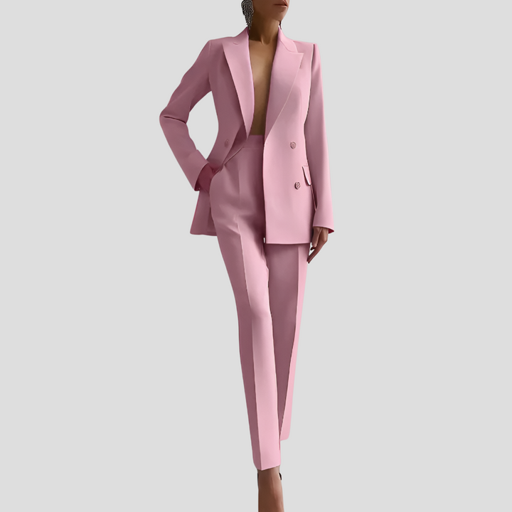 Completo elegante da donna con pantaloni da lavoro