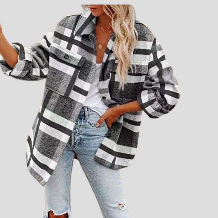 Camicia a quadri da donna