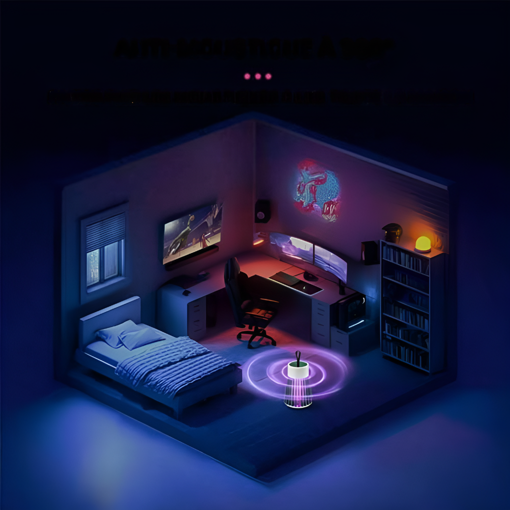 Lampada elettrica antizanzare