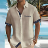 Camicia estiva a maniche corte da uomo, traspirante ed elegante