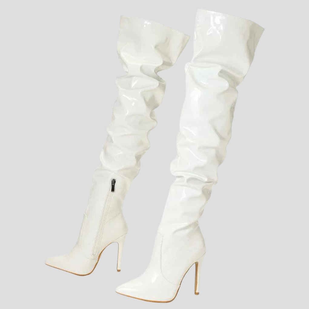Stivali da donna con tacco 8 cm