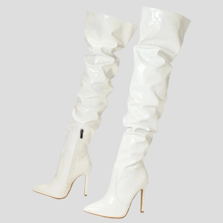Stivali da donna con tacco 8 cm