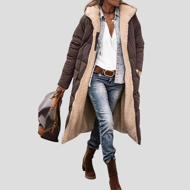 Cappotto invernale reversibile da donna