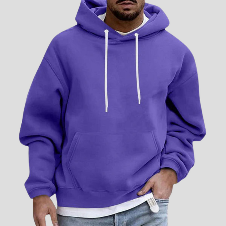 Felpa con cappuccio da uomo con tasche