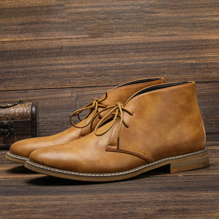 Classici stivali da deserto da uomo in stile vintage