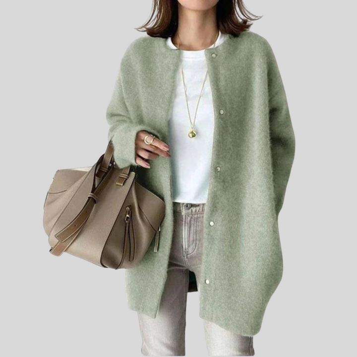 Cardigan elegante – Strato di maglia raffinato
