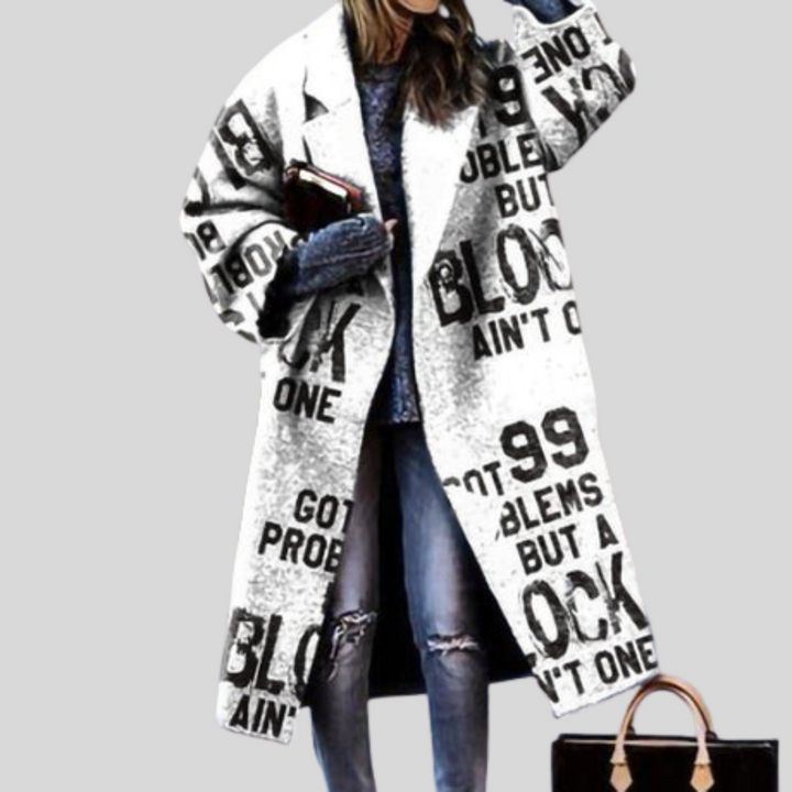 Cappotto invernale lungo da donna