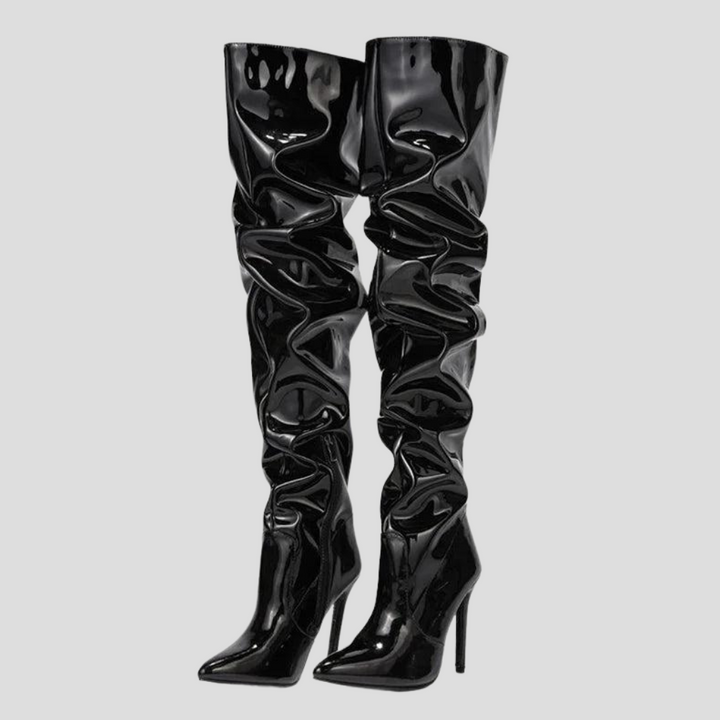 Stivali da donna con tacco 8 cm