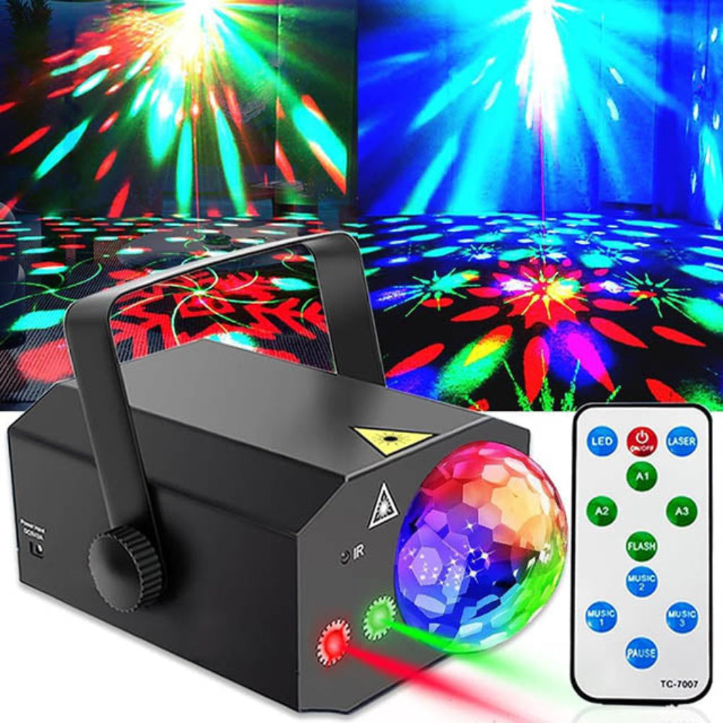 Luce laser da discoteca 2-in-1