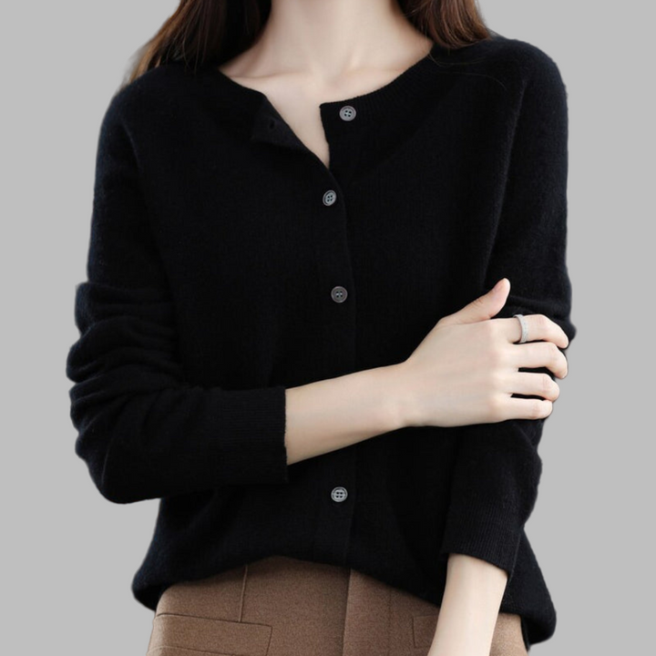 Cardigan con scollo a V da donna
