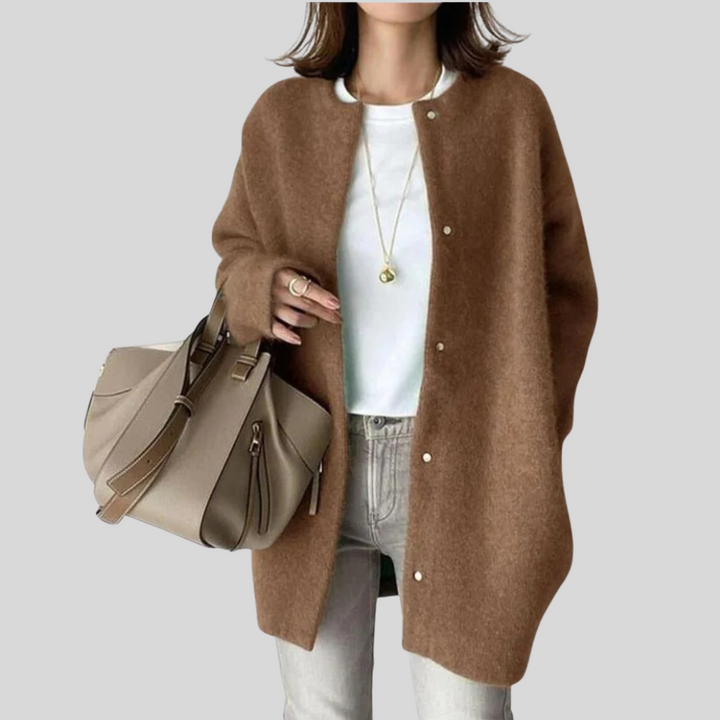Cardigan elegante – Strato di maglia raffinato