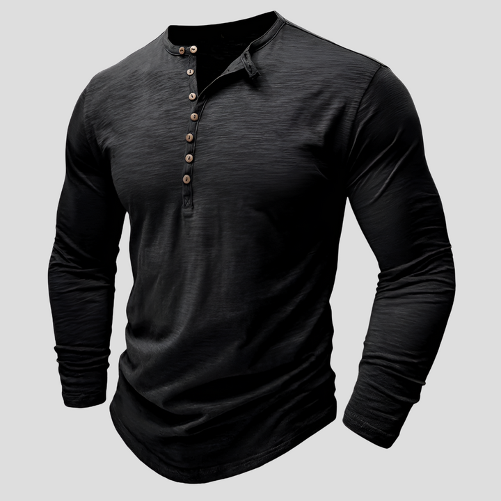 Camicia da uomo in cotone larga