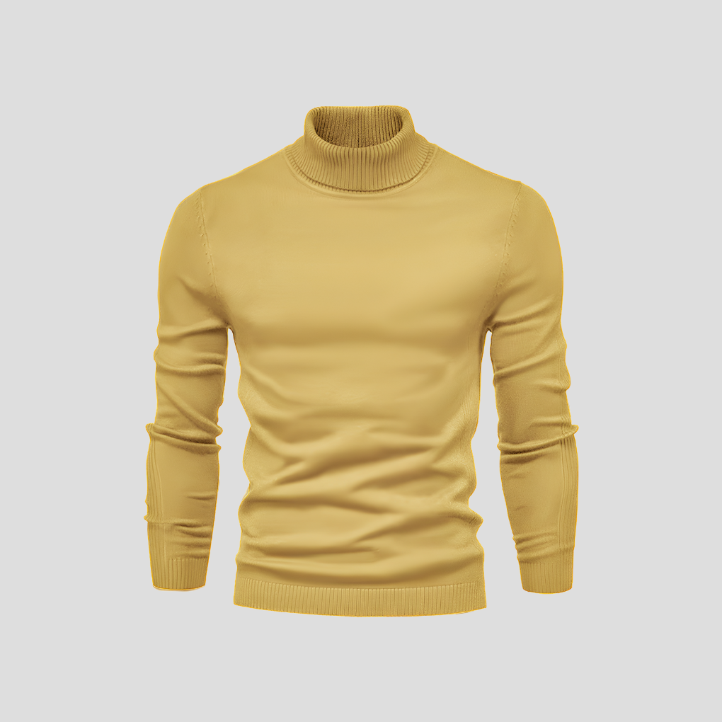 Maglione a collo alto da uomo