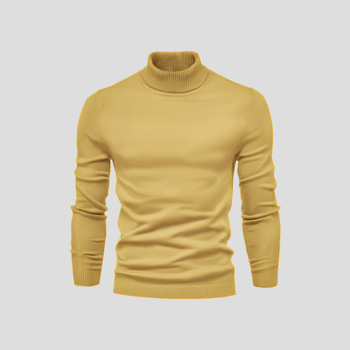 Maglione a collo alto da uomo