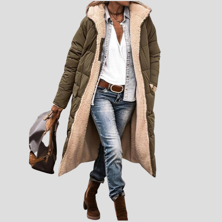 Cappotto invernale reversibile da donna