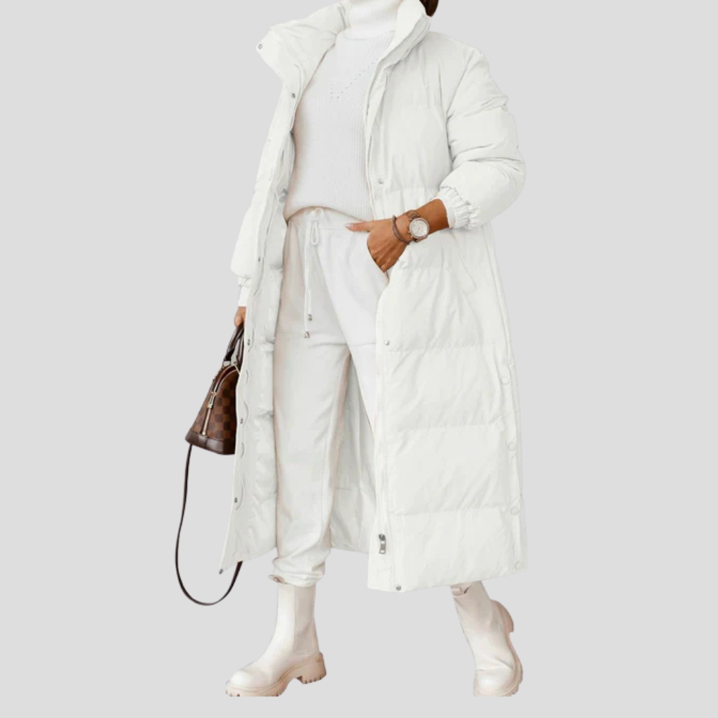 Cappotto invernale lungo da donna