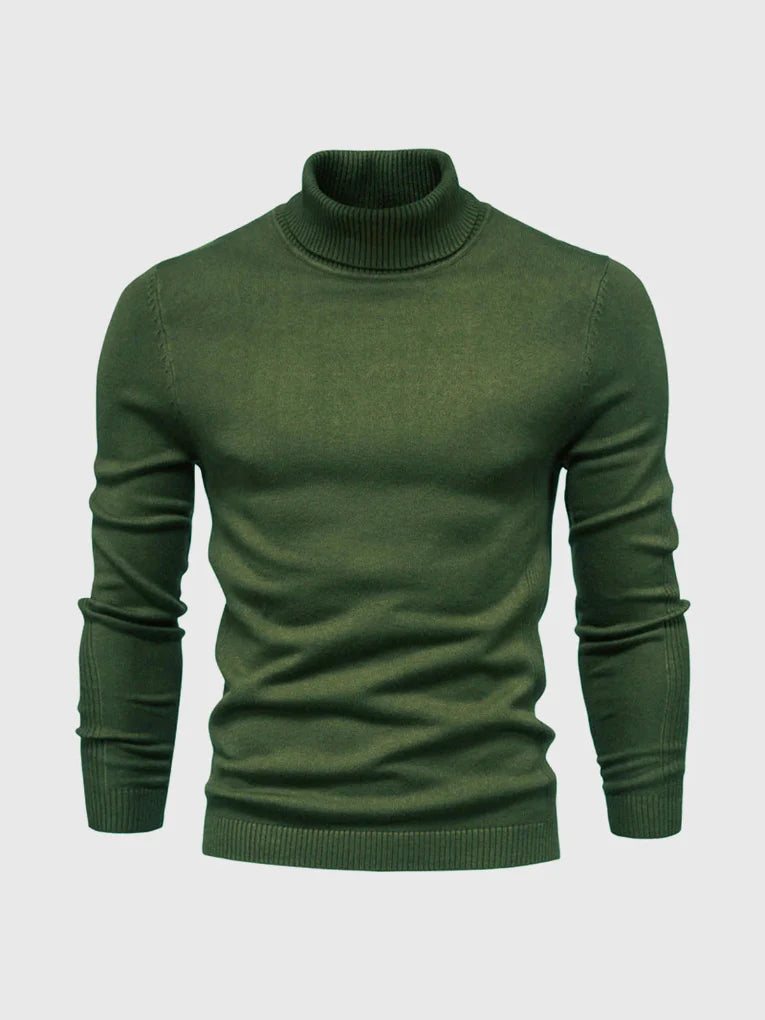 Maglione a collo alto da uomo