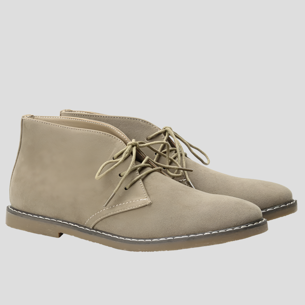 Classici stivali da deserto da uomo in stile vintage