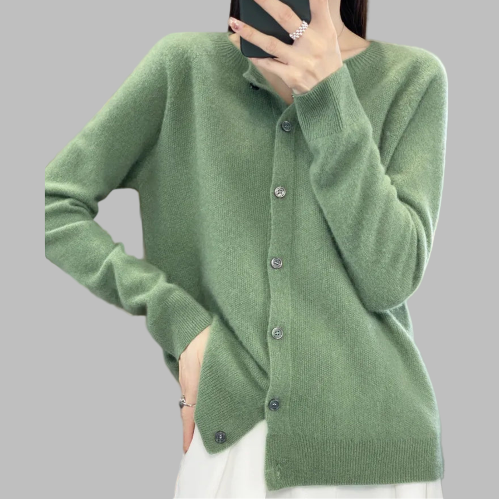 Cardigan con scollo a V da donna