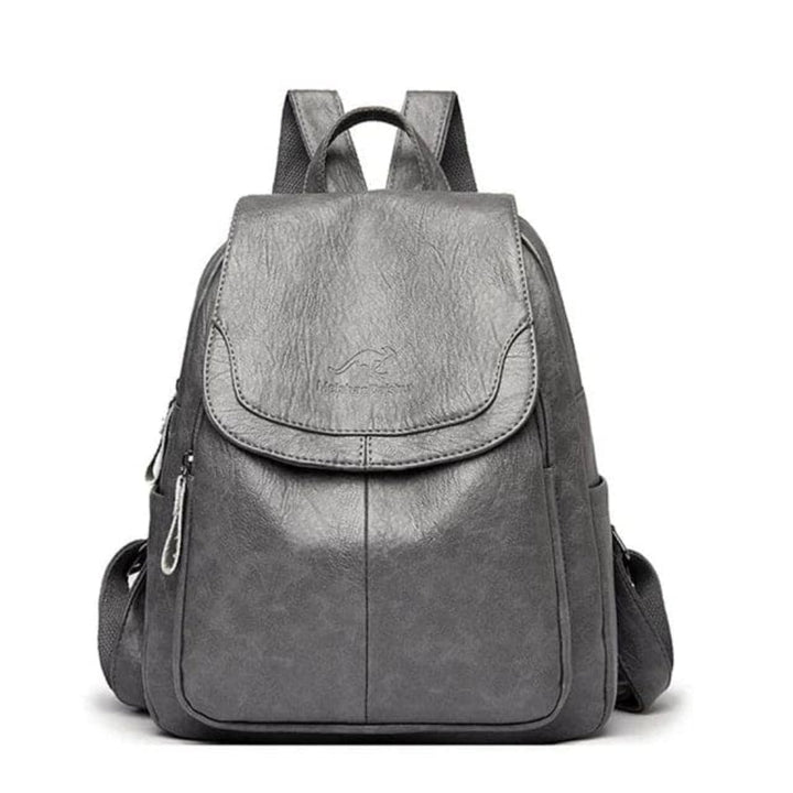 Zaino antifurto in pelle per donne alla moda
