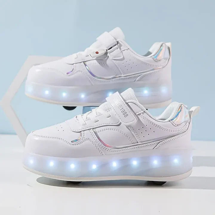 Scarpe a rotelle luminose per bambini