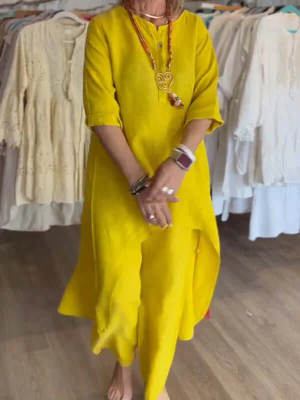 Abito in lino da donna