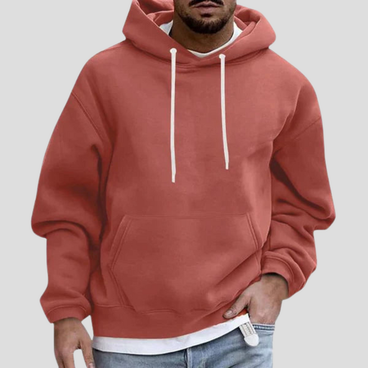 Felpa con cappuccio da uomo con tasche