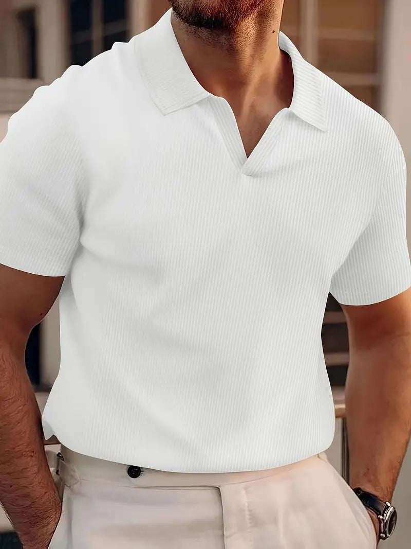 Polo casual a maniche corte da uomo