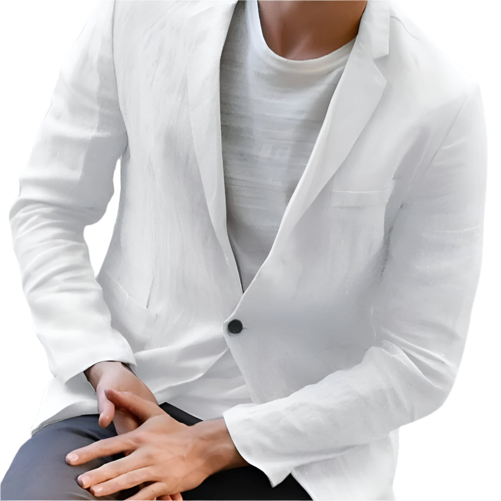 Blazer in lino da uomo elegante e casual