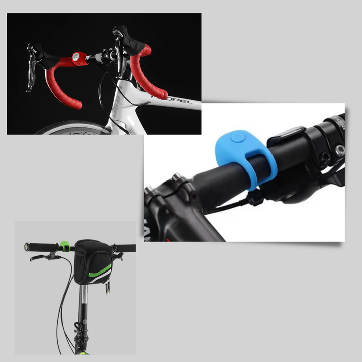 Clacson per bici – Clacson compatto in silicone con suono chiaro
