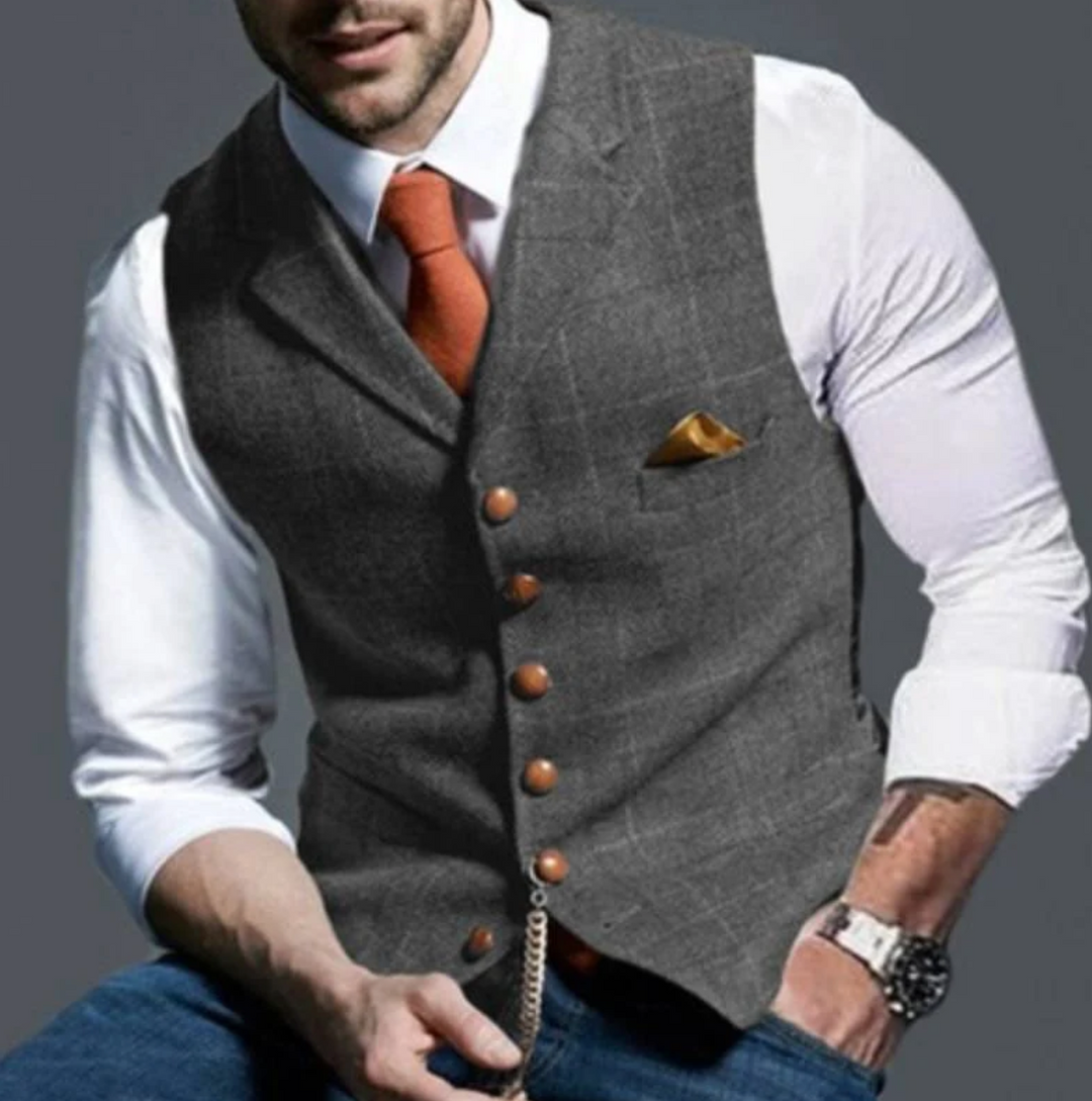 Gilet vintage classico da uomo