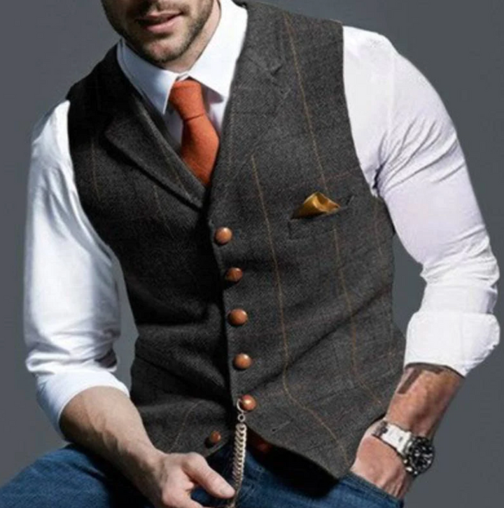 Gilet vintage classico da uomo