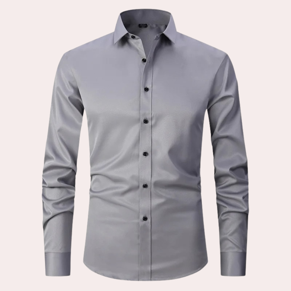 Camicia da uomo non in ferro elasticizzata