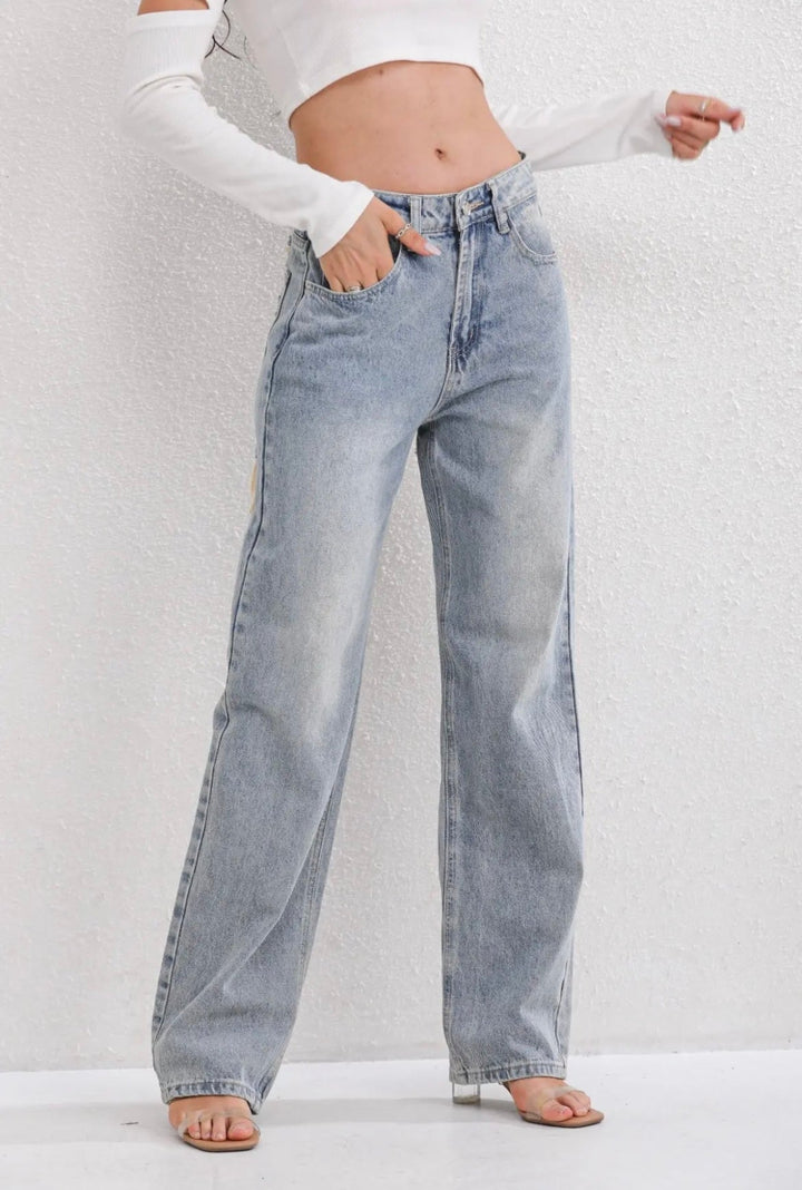 Jeans strappati vintage da donna