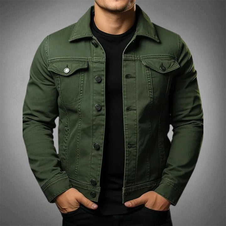 Giacca di jeans classica da uomo