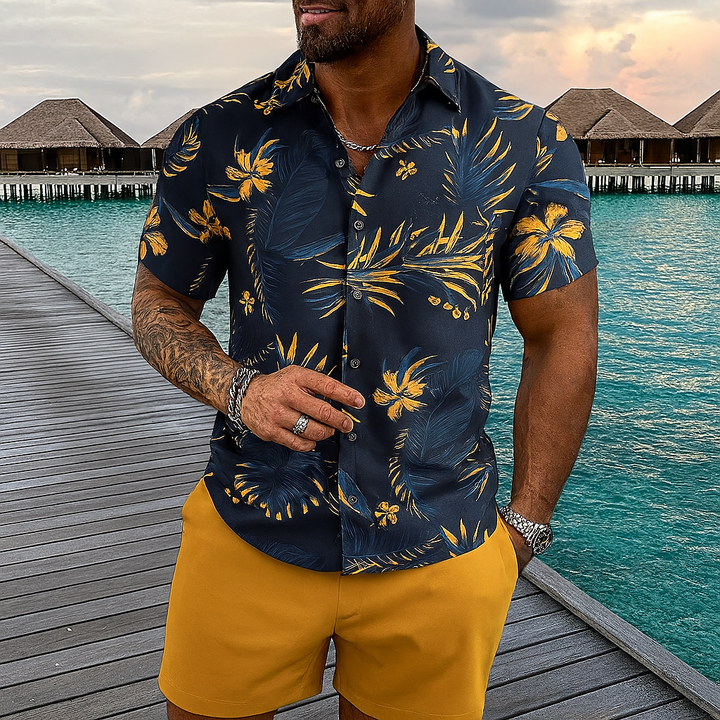 Completo da spiaggia in stile hawaiano retrò