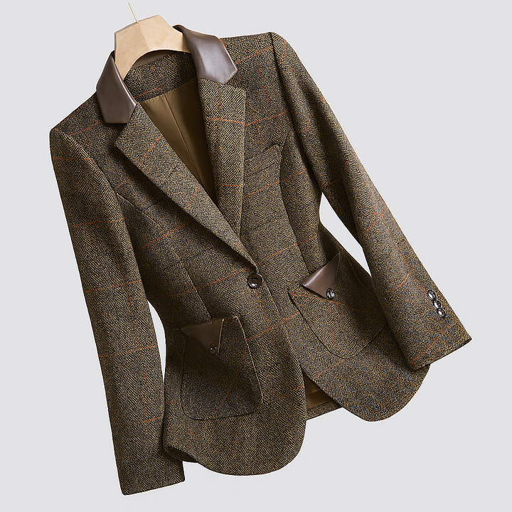 Blazer monopetto di ispirazione coreana