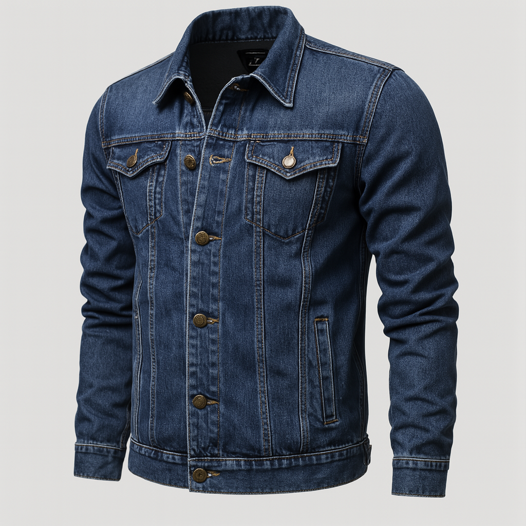 Giacca trucker in denim da uomo