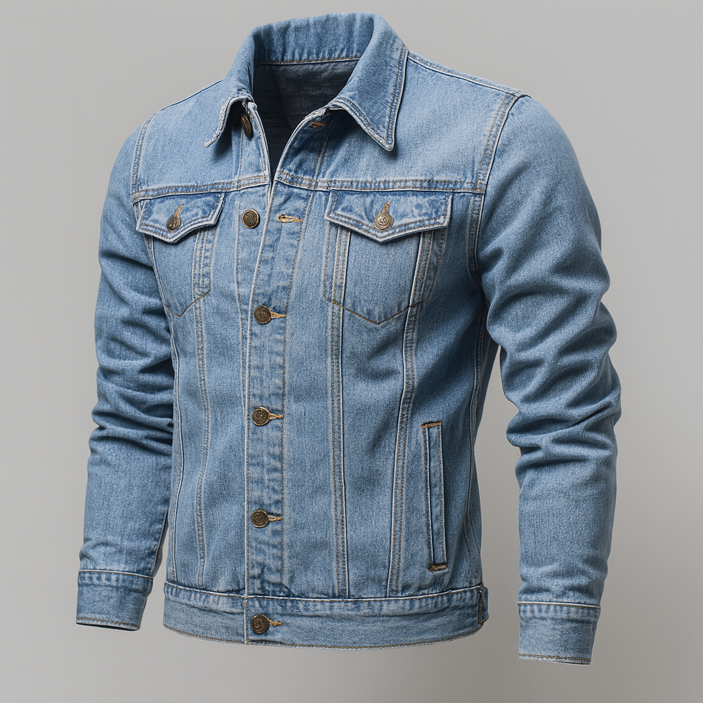 Giacca trucker in denim da uomo