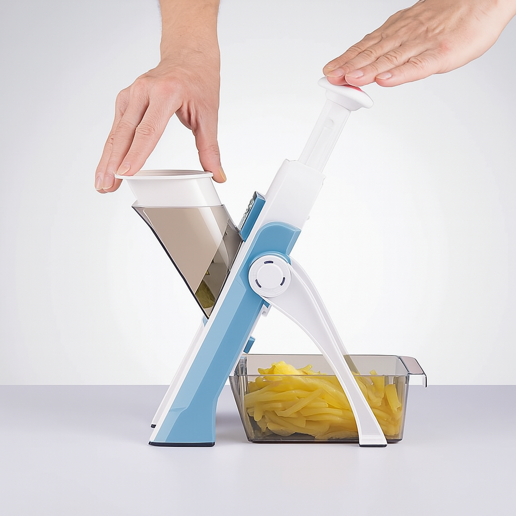 Affettaverdure e Grattugia in Acciaio Inox