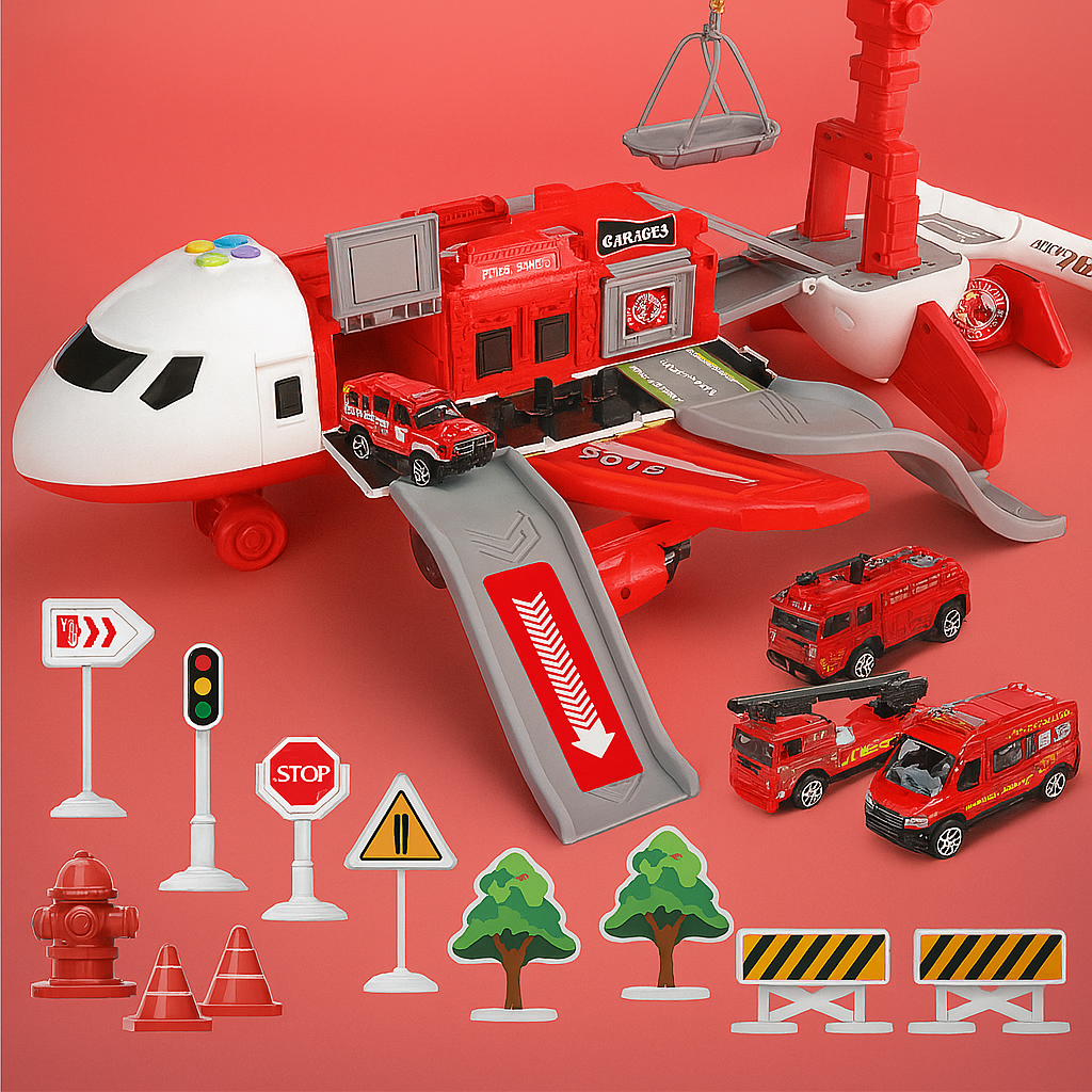 Set da gioco aereo avventuroso per bambini