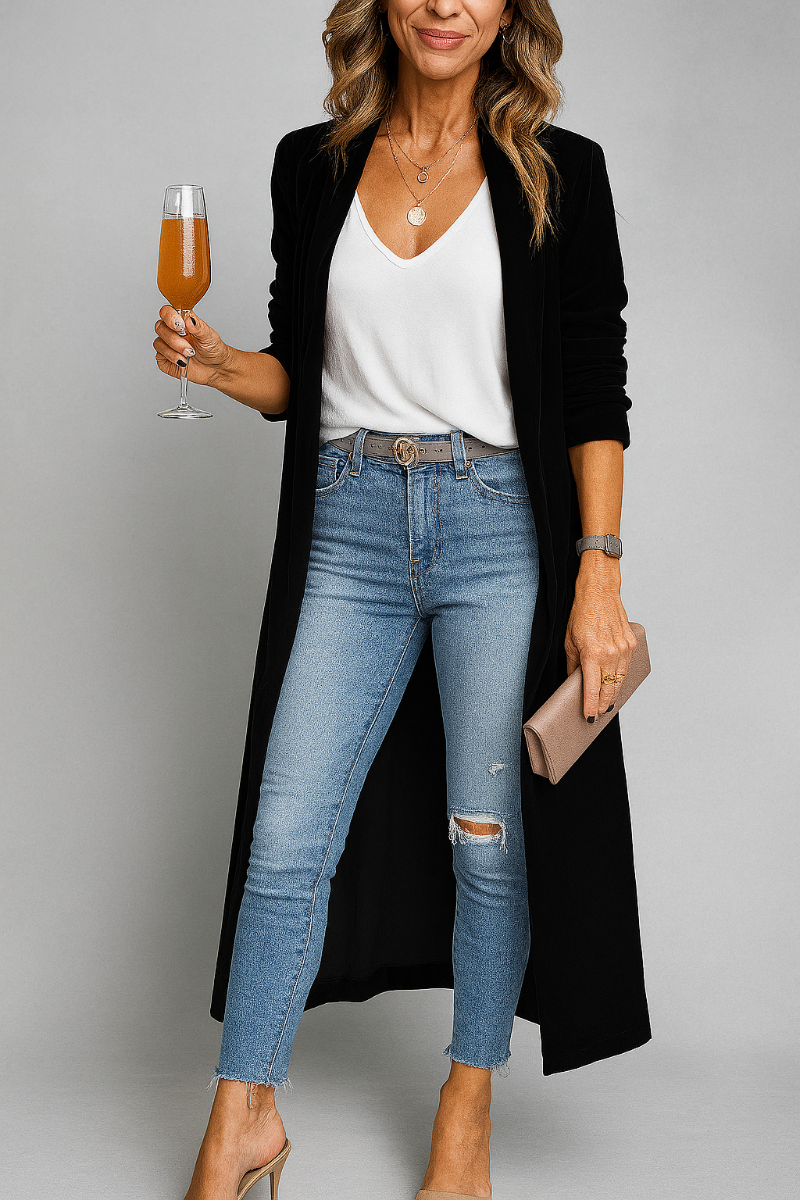 Cardigan lungo da donna