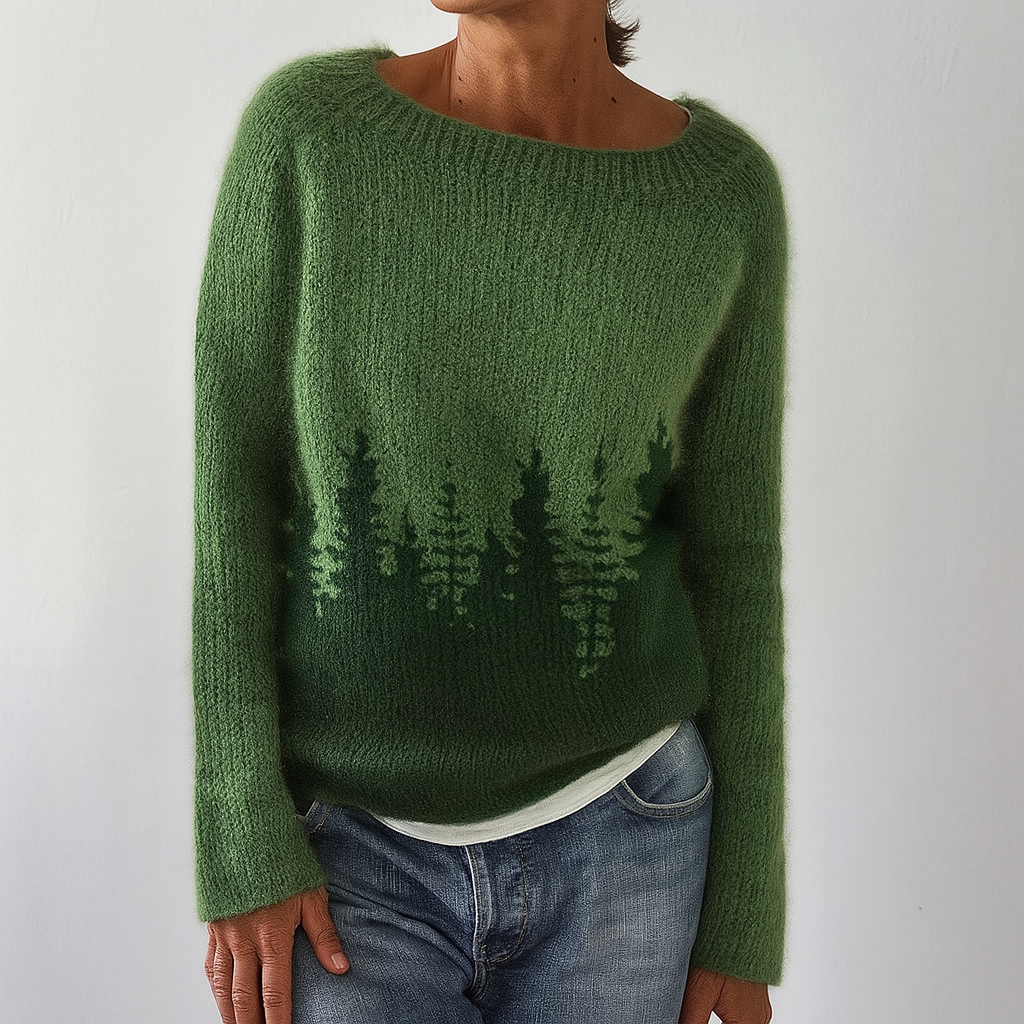 Maglione retrò a trecce da donna (pre-vendita)
