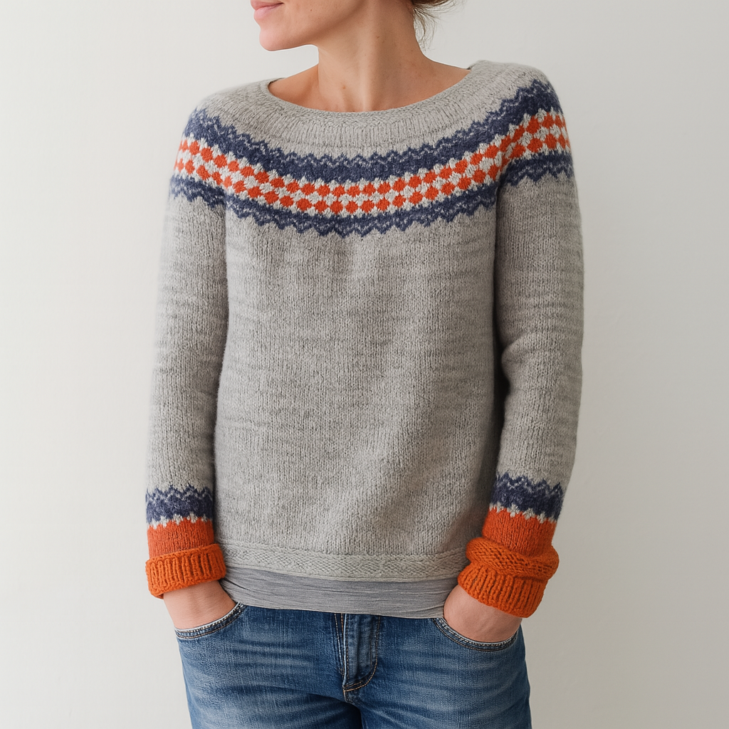 Maglione retrò a trecce da donna (pre-vendita)