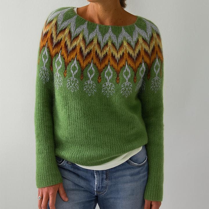 Maglione retrò a trecce da donna (pre-vendita)