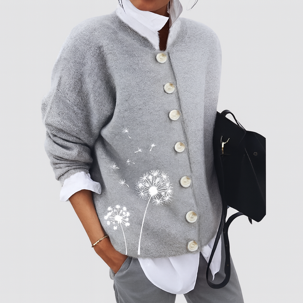 Cardigan Invernale a Maglia Comodo da Donna