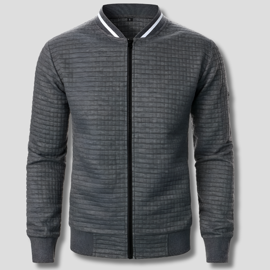 Maglione con cerniera da uomo comodo e caldo