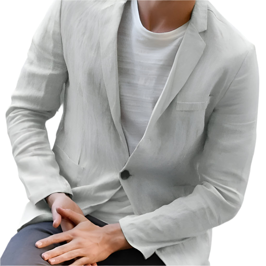 Blazer in lino da uomo elegante e casual