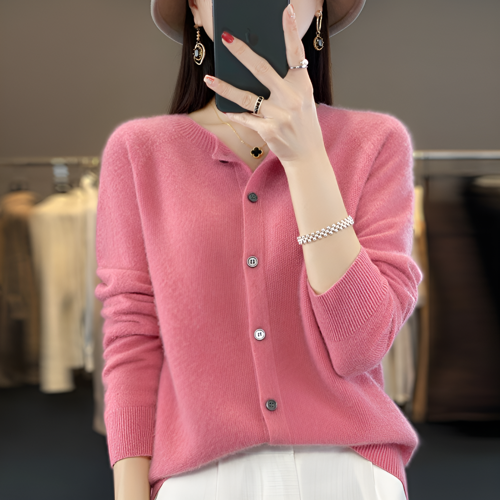 Elara - Cardigan in Lana per Donna